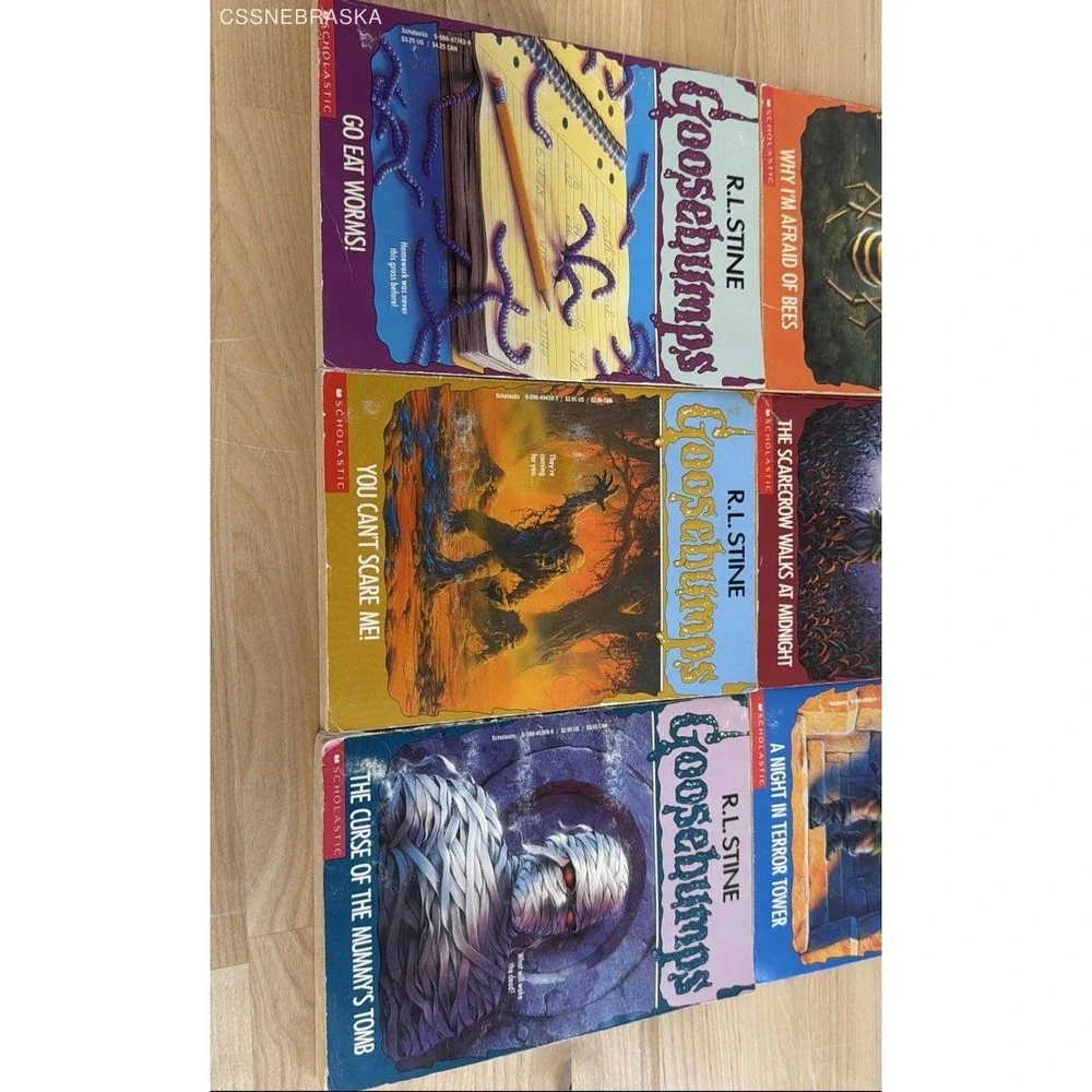 VINTAGE Goosebumps LOT of 6 Books~1990's 2st Printings‎